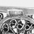 veche bratara egipteana, din argint filigranat. turcoaz persan. Egipt cca 1950